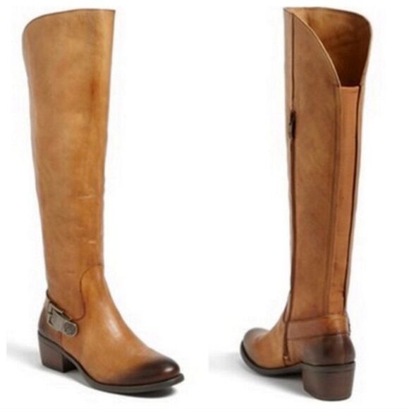 Vince Camuto Bedina Leather Two Toned tall  Riding Boot Size 5.5 - Picture 1 of 8